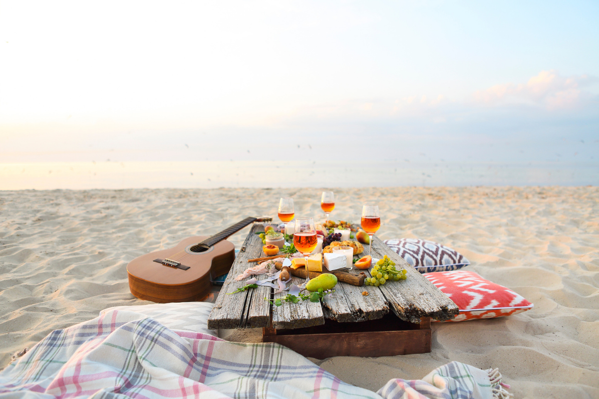 beach picnic